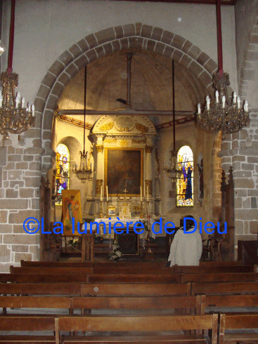 Le mont Saint Michel : L'église Saint Pierre