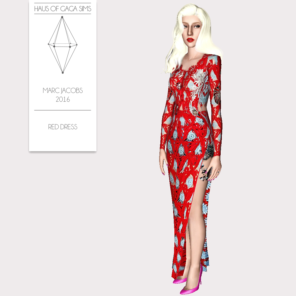 MARC JACOBS 2016 RED DRESS