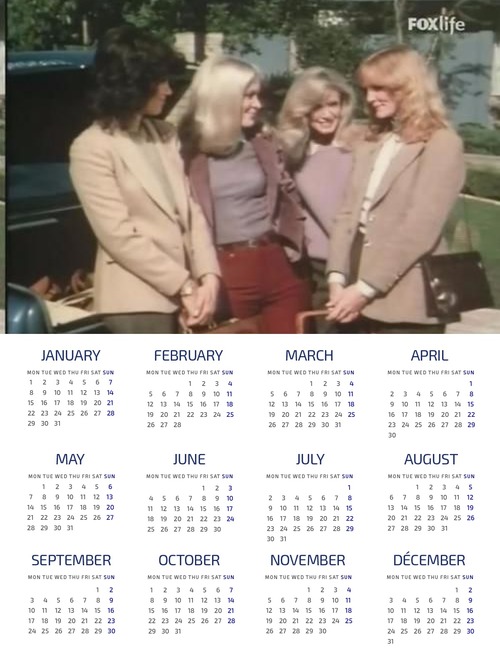 Calendriers anglais /English calendars.