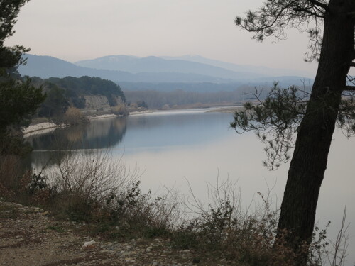 Promenade hivernale au pied du Luberon