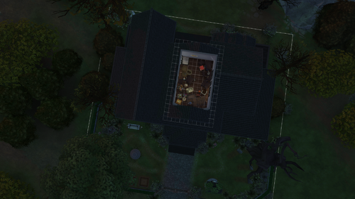 Sims 4 Challenge : Le Manoir Boo