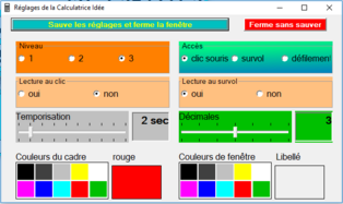 Calculatrice Idée : nouvelle calculatrice parlante (voix de synthèse)