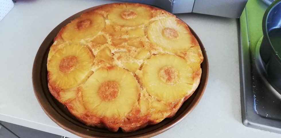 Gâteau moelleux à l'ananas à l'antillaise