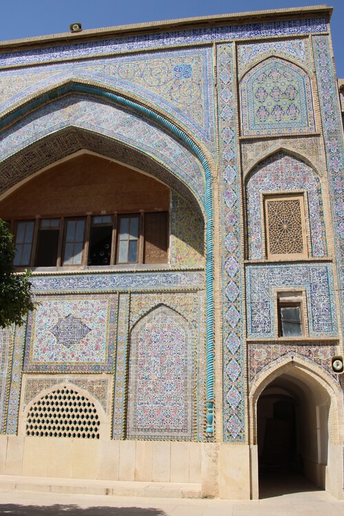 La madrasa Khan à Shiraz