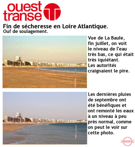 Sécheresse Loire Atlantique