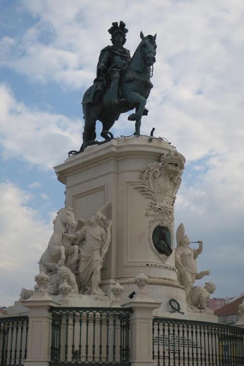 La statue équestre de Joseph Ier à Lisbonne 
