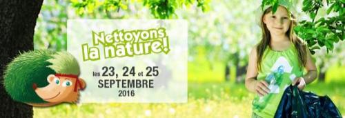 Nettoyons la nature 2016