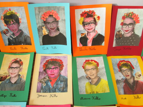 A la manière de Frida Kahlo 