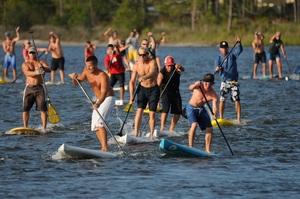 city street paddle lake beach river