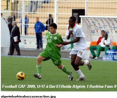 Avril 2009 CAN U17 EN-Burkina Faso