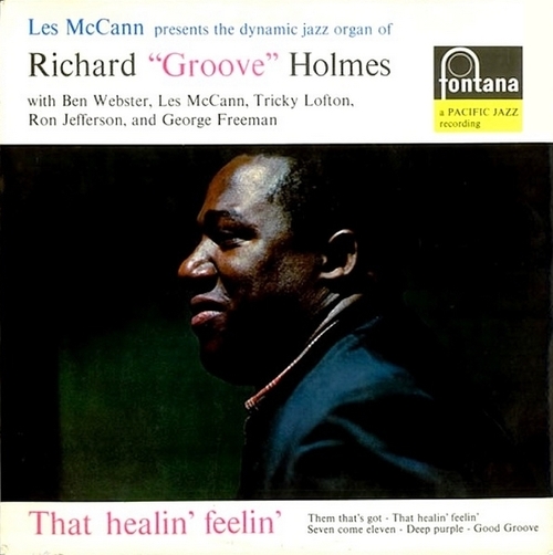 Richard ''Groove'' Holmes With Ben Webster, Les McCann : Album " "Groove" " Pacific Jazz Records STEREO 23 [ US ]