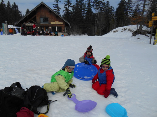 Retour sur la sortie luge des Bisounours et des Schtroumpfs à la Feclaz 