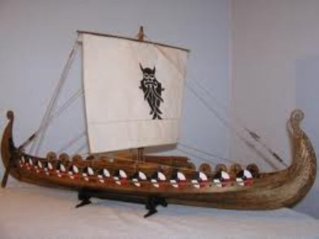 le navire d'Oseberg -mausolée