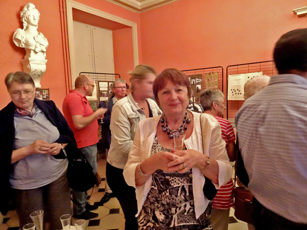 Le vernissage des différentes expositions relatives au 900ème anniversaire de la fondation de l'abbaye de Clairvaux par saint Bernard