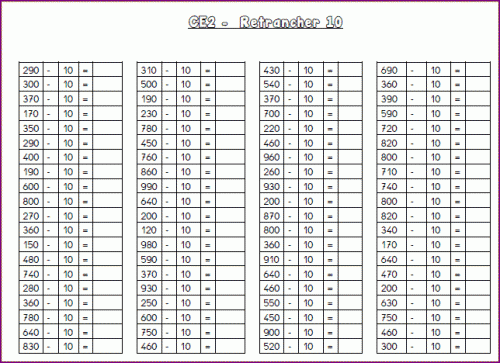 CE2 - RETRANCHER 10