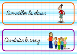 TABLEAU DE RESPONSABILITES