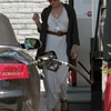 July 26 - Vanessa at gas station in Los Angeles