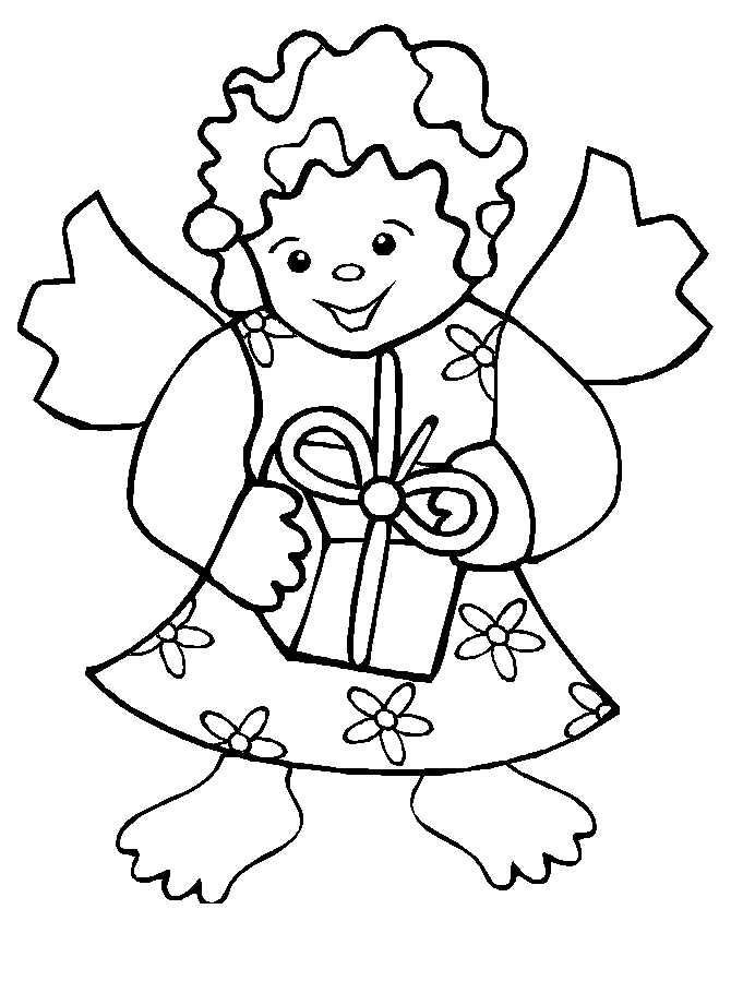 Coloriages Anges - Angel