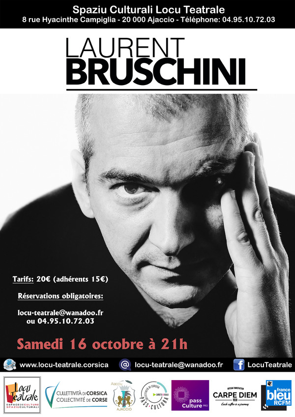16 octobre 2021 à 21h - Concert de Laurent Bruschini