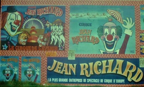 suite du cirque Jean Richard à Brest en août 1980 ( archives Jean Arnaud)