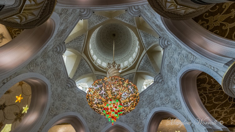 Abu Dhabi : Mosquée 5/ (Salle de prière suite)
