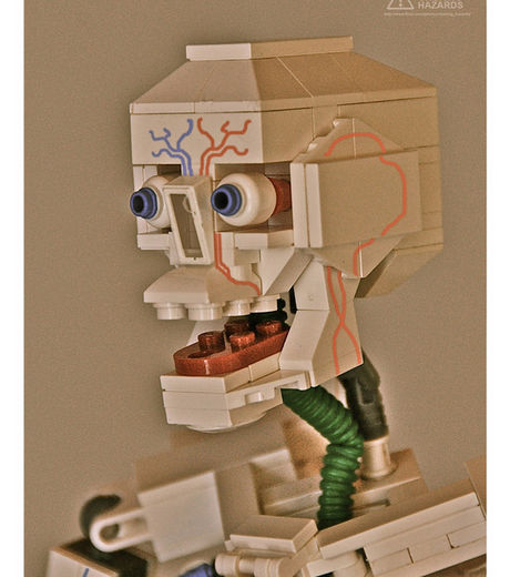 L'anatomie du corps humain en Lego.