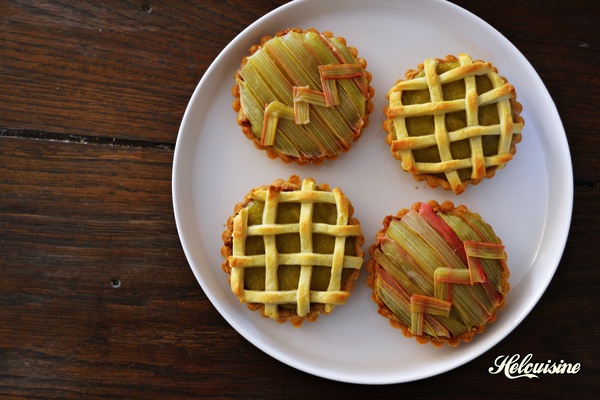 Tartelettes à la rhubarbe 