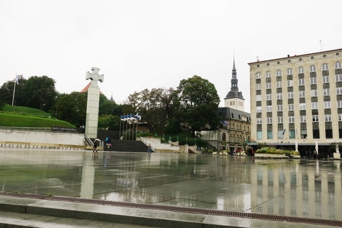 La place de la Liberté à Tallinn