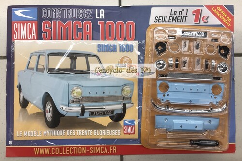 N° 1 Construisez la Simca 1000 - Lancement 