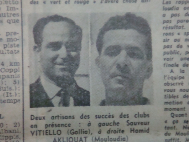 2.5.1954 Pour le titre GSA-MCA 0-0