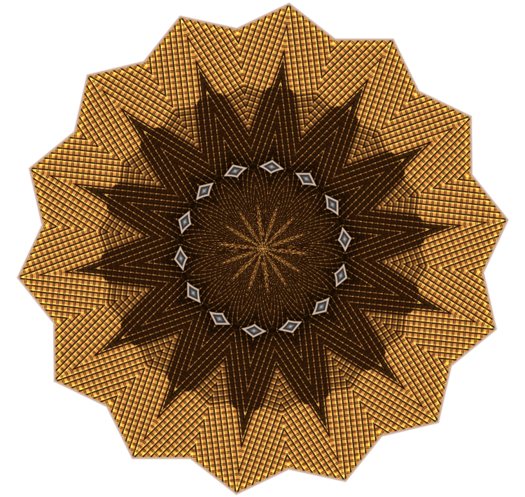 Mandalas IMG couleur marron fond transparent