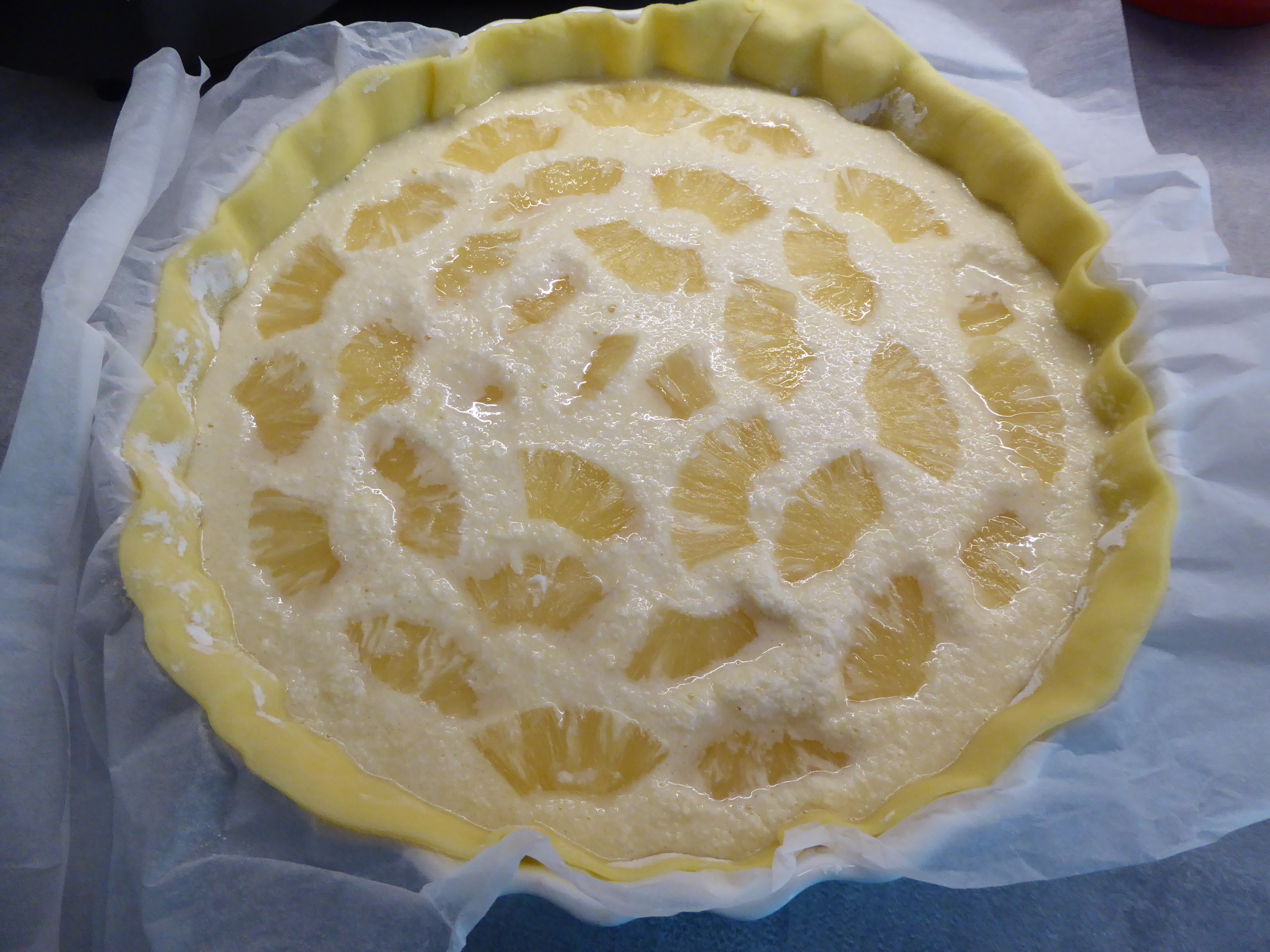 Tarte Hawaienne Ananas Noix De Coco Une Tarte Hawaïenne -