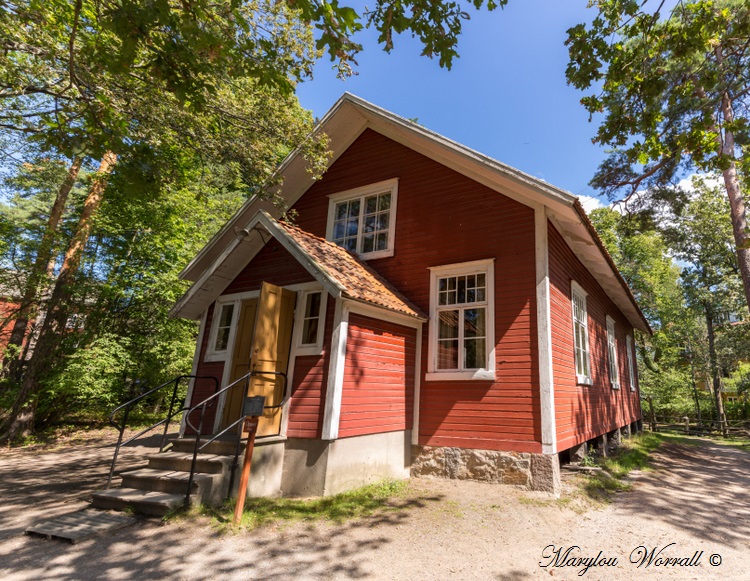 Suède : Écomusée Skansen Chambre d’un ouvrier et Mmaison Commune