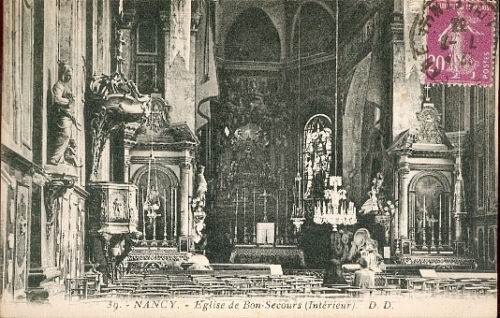 Nancy : église Notre-dame de Bonsecours