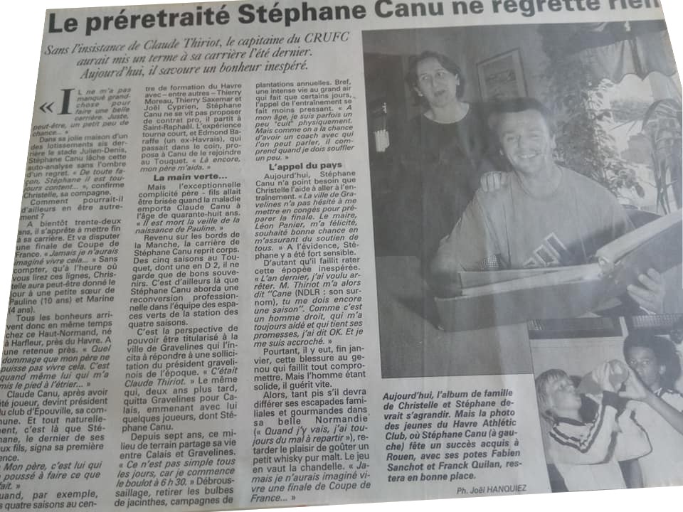 Presse, Stéphane Canu ne regrette rien