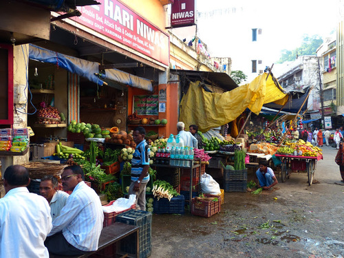 la rue principale d'Haridwar