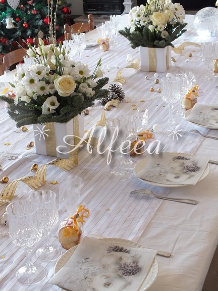 Art de la table - Blanc, or #07