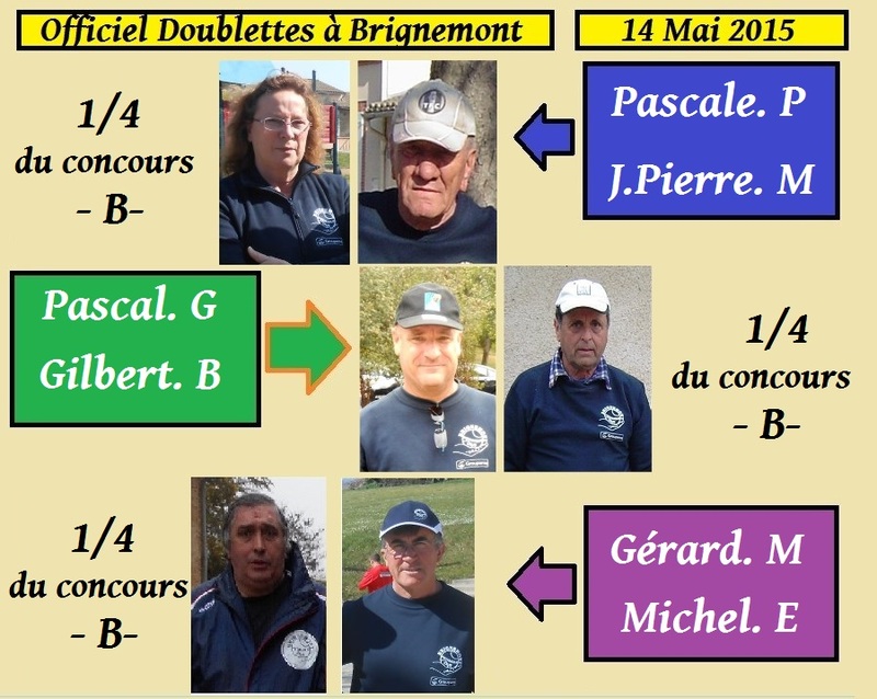 Officiel Doublettes de l'assencion à Brignemont