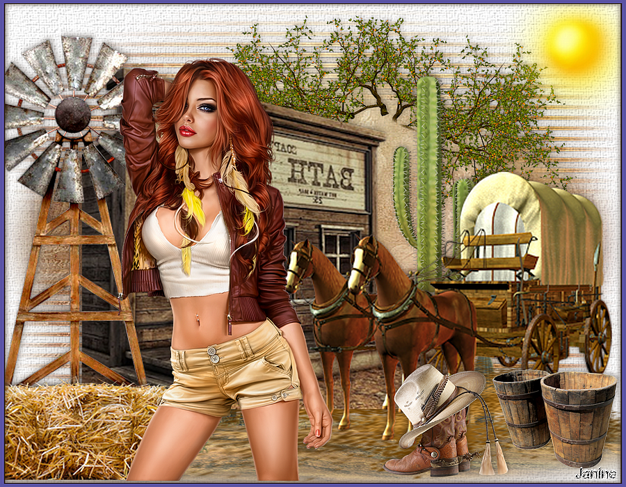 Reproduction N°35  Country girl
