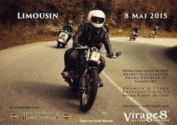 Run en Limousin avec Virage 8 et Pierre de la concession Harley-Davidson de Limoges