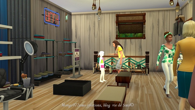 Les Sims 4 : Le tropikal shop, un lieu communautaire pour faire son shopping à Sulani