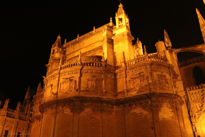 Cathédrale de Séville by night