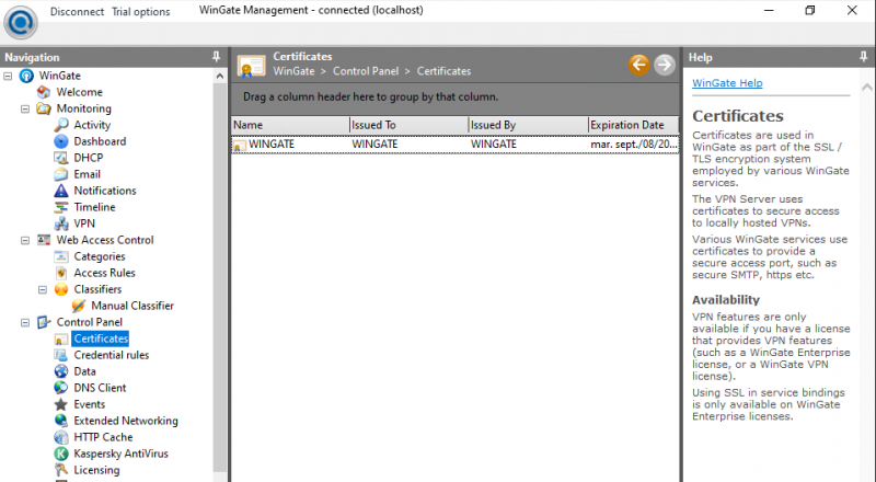 Scanner le trafic HTTP et HTTPS grâce au proxy et à Kaspersky
