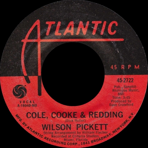 Wilson Pickett : Album " Right On " Atlantic Records SD 8250 [ US ]