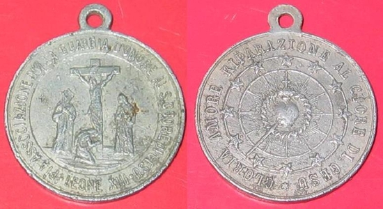 Médaille religieuse du Pape Léon XIII - PAPYGAMIN