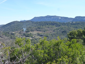 La Sainte Baume depuis la Lare