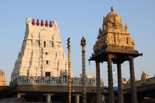 Le temple de Varadaraja à Kanchipuram