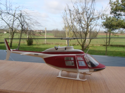 Maquette hélicoptère Bell 206B Jet Ranger SLAF(Sri Lanka Air force) au 1/32