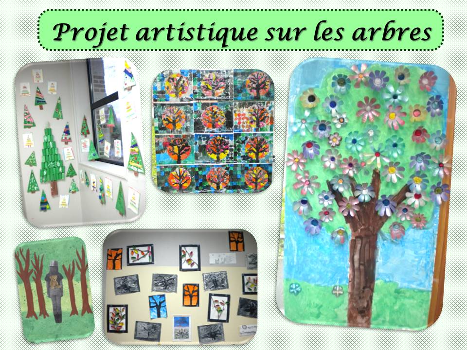 Projet artistique sur les arbres - La classe de Ludivine