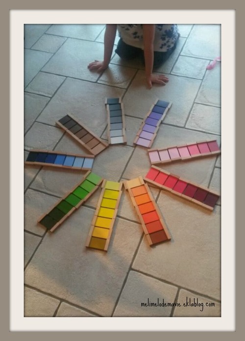 3ème Boîte de couleurs Montessori présentation